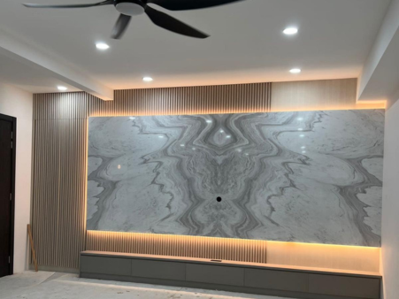 Residential renovation Singapore condo living area SG Handyman Engineering