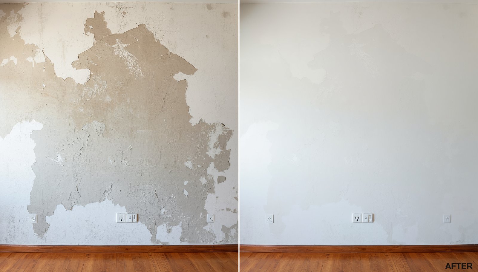 HDB wall before and after transformation